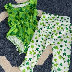 Green Shamrock Baby bundle